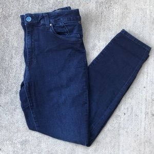 Dark blue Mavi designer Skinny Jeans